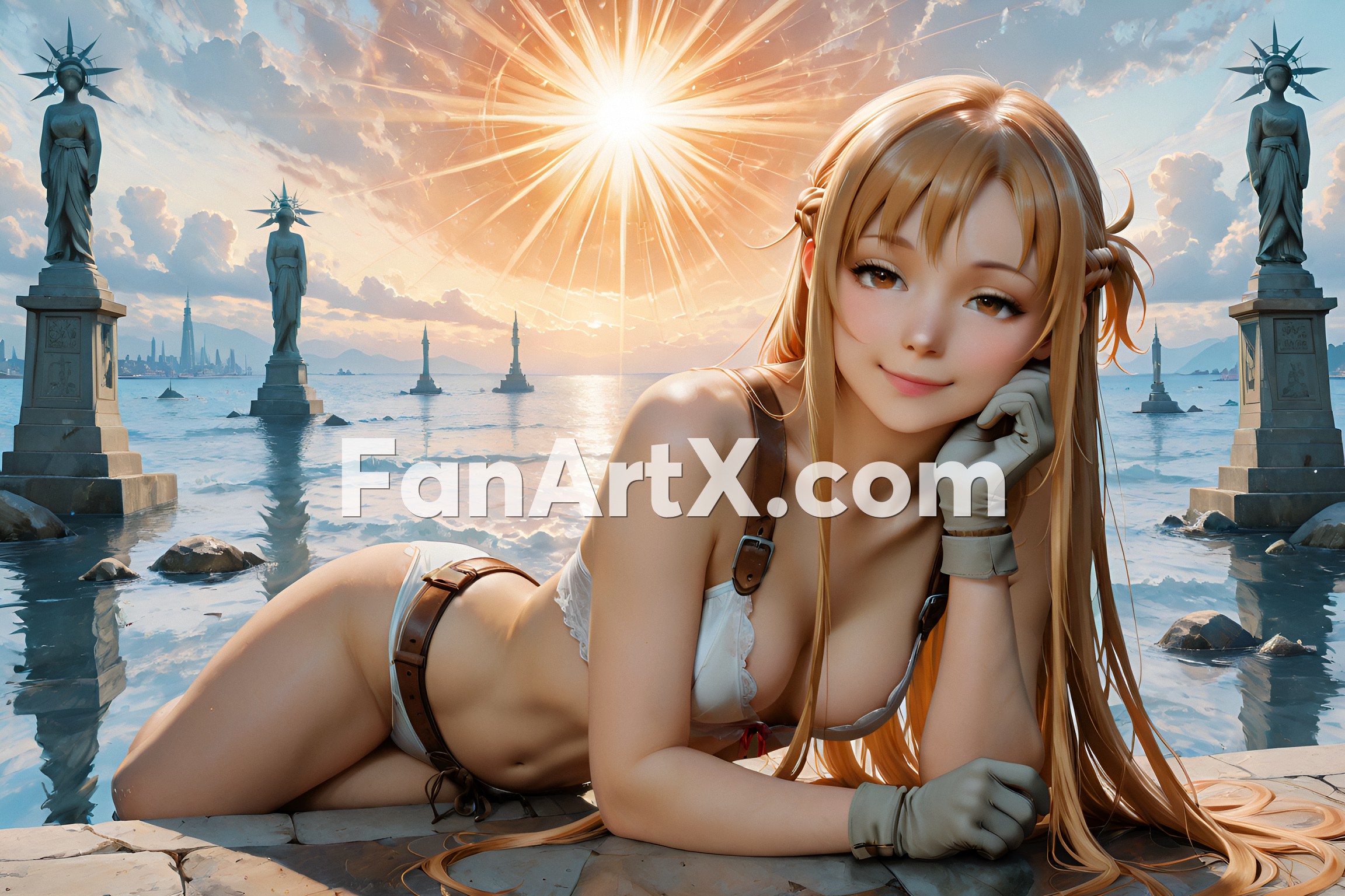 Sao Asuna Yuuki Fanart - Sword Art Online character 8372083